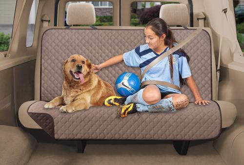 Show full view: Couch Guard Dual Purpose Backseat/Cargo Cover, Chocolate Tan slide 4 of 4