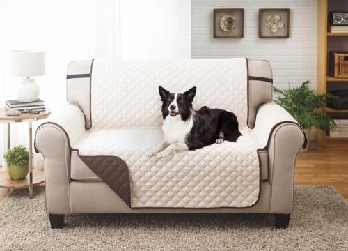 Show full view: Couch Guard Love Seat Furniture Protector, Chocolate Tan slide 2 of 2