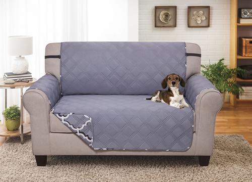 Show full view: Couch Guard Love Seat Furniture Protector, Odyssey Gray slide 2 of 2