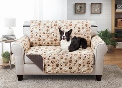 Couch Guard Love Seat Furniture Protector, Woof Print