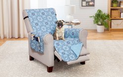 Couch Guard Recliner Furniture Protector, Starburst Aqua