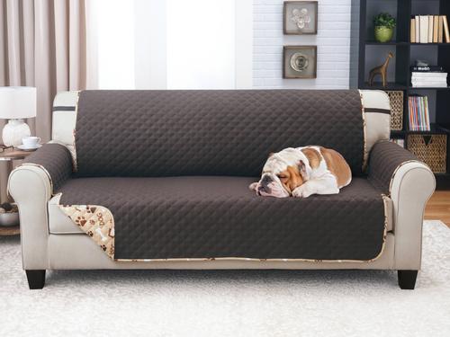Show full view: Couch Guard Sofa Furniture Protector, Woof Print, X-Large slide 2 of 3