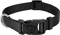 Country Brook Petz Everyday Nylon Dog Collar, Black, X-Large: 18 to 26-in neck, 1-in wide slide 1 of 7