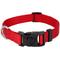 Show in main carousel: Country Brook Petz Everyday Nylon Dog Collar, Bright Red, Large: 16 to 22-in neck, 1-in wide slide 1 of 10