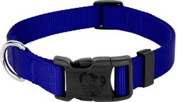 Country Brook Petz Everyday Nylon Dog Collar, Bright Royal Blue, Large: 16 to 22-in neck, 1-in wide