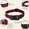 Show in main carousel: Country Brook Petz Everyday Nylon Dog Collar, Burgundy, X-Small: 9 to 11-in neck, 3/8-in wide slide 6 of 11
