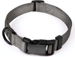 Country Brook Petz Everyday Nylon Dog Collar, Charcoal, Large: 16 to 22-in neck, 1-in wide slide 1 of 6