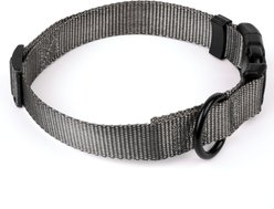 Country Brook Petz Everyday Nylon Dog Collar, Charcoal, Large: 16 to 22-in neck, 1-in wide slide 2 of 6