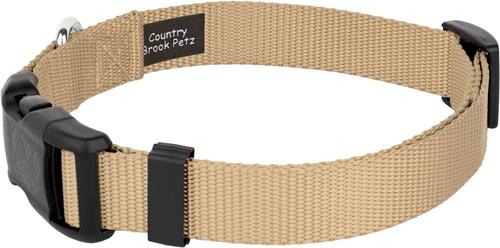 Show full view: Country Brook Petz Everyday Nylon Dog Collar, Copper Gold, Medium: 13 to 16-in neck, 3/4-in wide slide 5 of 8