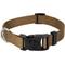 Show in main carousel: Country Brook Petz Everyday Nylon Dog Collar, Coyote Tan, X-Small: 9 to 11-in neck, 3/8-in wide slide 1 of 8