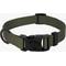 Show in main carousel: Country Brook Petz Everyday Nylon Dog Collar, Dark Olive Drab, Small: 11 to 13-in neck, 3/4-in wide slide 1 of 9