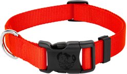 Country Brook Petz Everyday Nylon Dog Collar, Hot Orange, Large: 16 to 22-in neck, 1-in wide