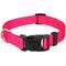Show in main carousel: Country Brook Petz Everyday Nylon Dog Collar, Hot Pink, Large: 16 to 22-in neck, 1-in wide slide 1 of 8
