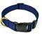 Show in main carousel: Country Brook Petz Everyday Nylon Dog Collar, Navy Blue, Large: 16 to 22-in neck, 1-in wide slide 1 of 10