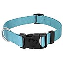 Country Brook Design American Made Deluxe Nylon Dog Collar, Ocean Blue, X-Small: 9 to 11-in neck, 3/8-in wide