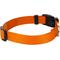 Show in main carousel: Country Brook Petz Everyday Nylon Dog Collar, Orange, Large: 16 to 22-in neck, 1-in wide slide 7 of 9