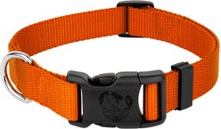 Country Brook Petz Everyday Nylon Dog Collar, Orange, Medium: 13 to 16-in neck, 3/4-in wide