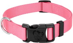 Country Brook Petz Everyday Nylon Dog Collar, Pink, X-Large: 18 to 26-in neck, 1-in wide