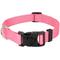 Show in main carousel: Country Brook Petz Everyday Nylon Dog Collar, Pink, X-Small: 9 to 11-in neck, 3/8-in wide slide 1 of 8
