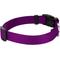 Show in main carousel: Country Brook Petz Everyday Nylon Dog Collar, Purple, Large: 16 to 22-in neck, 1-in wide slide 6 of 8