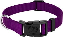 Country Brook Petz Everyday Nylon Dog Collar, Purple, Medium: 13 to 16-in neck, 3/4-in wide