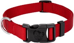 Country Brook Petz Everyday Nylon Dog Collar, Red, Medium: 13 to 16-in neck, 3/4-in wide