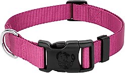 Country Brook Petz Everyday Nylon Dog Collar, Rose, Small: 11 to 13-in neck, 3/4-in wide