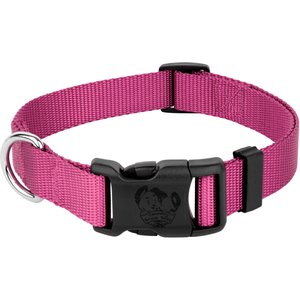 Country Brook Petz Everyday Nylon Dog Collar, Rose, X-Small: 9 to 11-in neck, 3/8-in wide