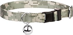 Country Brook Design Digital Camo Polyester Breakaway Cat Collar with Bell, 8 to 12-in neck, 1/2-in wide