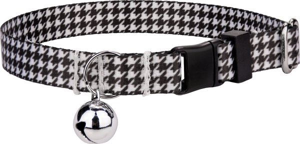 Country Brook Design Houndstooth Polyester Breakaway Cat Collar with Bell