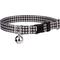 Show in main carousel: Country Brook Design Houndstooth Polyester Breakaway Cat Collar with Bell, 8 to 12-in neck, 1/2-in wide slide 1 of 3