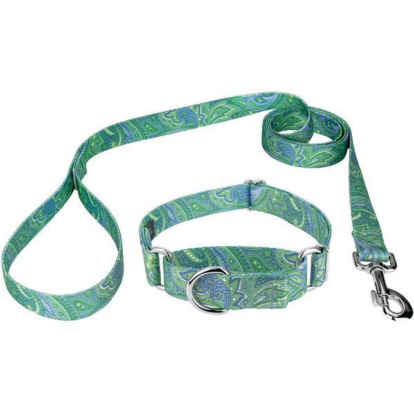 Country Brook Design Snowy Pines Martingale Dog Collar