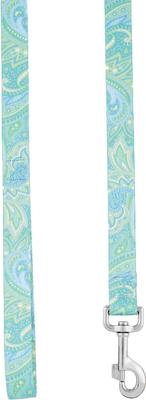 Show full view: Country Brook Design Paisley Polyester Martingale Dog Collar & Leash, Green, Small: 11 to 15-in neck, 5/8-in wide slide 7 of 10