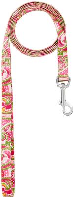 Show full view: Country Brook Design Paisley Polyester Martingale Dog Collar & Leash, Pink, Large: 18 to 26-in neck, 1-in wide slide 5 of 9