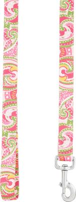 Show full view: Country Brook Design Paisley Polyester Martingale Dog Collar & Leash, Pink, Large: 18 to 26-in neck, 1-in wide slide 6 of 9