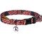 Show in main carousel: Country Brook Design Patriotic Tribute Polyester Breakaway Cat Collar with Bell, 8 to 12-in neck, 1/2-in wide slide 1 of 3