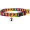 Show in main carousel: Country Brook Design Rainbow Hearts Polyester Breakaway Cat Collar with Bell, 8 to 12-in neck, 1/2-in wide slide 1 of 4
