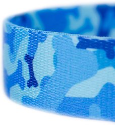 Country Brook Petz Blue Bone Camo Dog Leash, Blue, Medium: 6-ft long, 5/8-in wide slide 2 of 5