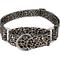 Show in main carousel: Country Brook Petz Cheetah Polyester Martingale Dog Collar, Black, Large: 18 to 26-in neck, 1-in wide slide 1 of 7