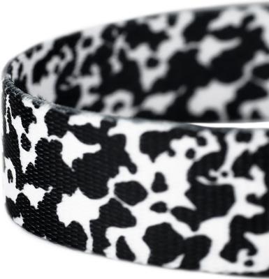 Show full view: Country Brook Petz Dairy Cow Dog Leash, Black, Large: 4-ft long, 1-in wide slide 4 of 5