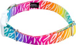 Country Brook Petz Deluxe Fashion Zebra Dog Collar, Multi-Colored, 11 to 13-in neck, 5/8-in wide slide 2 of 7