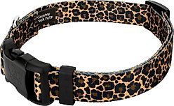 Country Brook Petz Deluxe Leopard Print Dog Collar, Brown, 16 to 22-in neck, 1-in wide slide 2 of 7