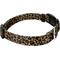 Show in main carousel: Country Brook Petz Deluxe Leopard Print Dog Collar, Brown, 16 to 22-in neck, 1-in wide slide 6 of 7