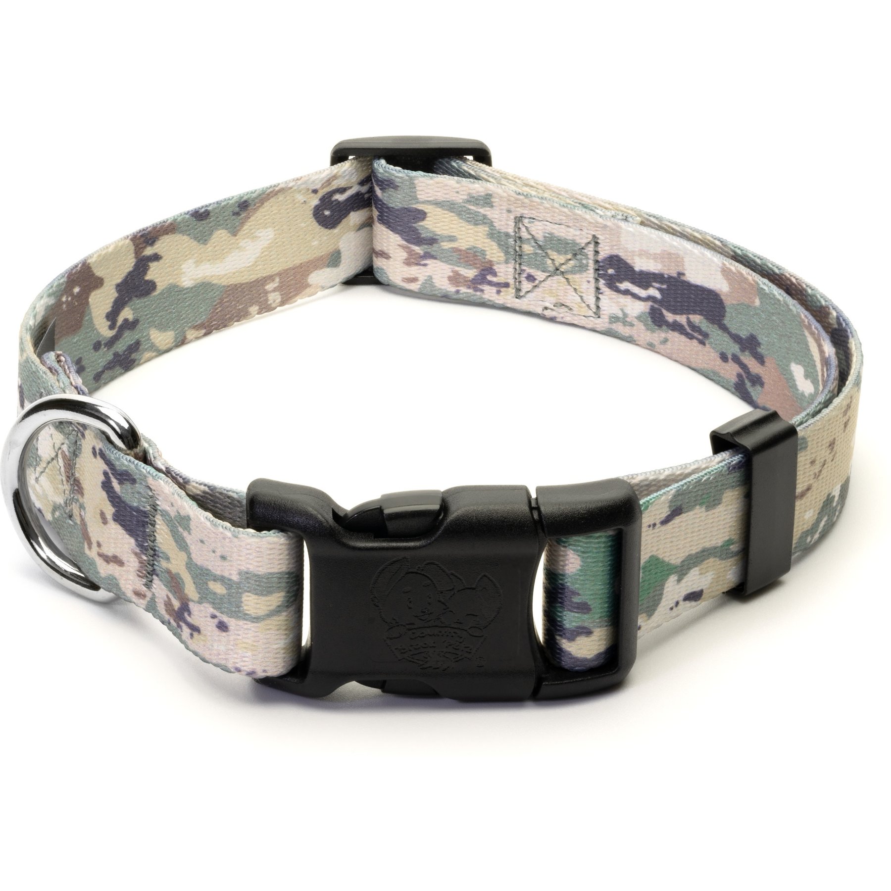 Country Brook Petz Deluxe Mountain Viper Camo Dog Collar, Green, X-Small