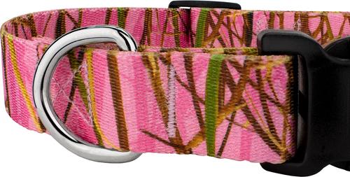 Show full view: Country Brook Petz Deluxe Pink Waterfowl Camo Dog Collar, Pink, Large slide 7 of 7