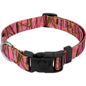 Country Brook Petz Deluxe Pink Waterfowl Camo Dog Collar, Pink, X-Large