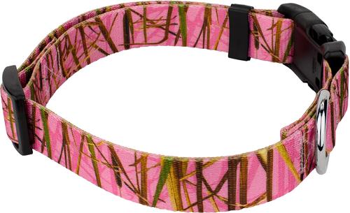 Show full view: Country Brook Petz Deluxe Pink Waterfowl Camo Dog Collar, Pink, X-Large slide 6 of 7