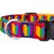 Show in main carousel: Country Brook Petz Deluxe Rainbow Hearts Dog Collar, Multi, X-Large: 18 to 26-in neck, 1-in wide slide 7 of 7