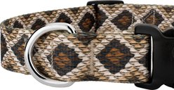 Country Brook Petz Deluxe Rattlesnake Dog Collar, Brown, 9 to 11-in neck, 1/2-in wide slide 2 of 5