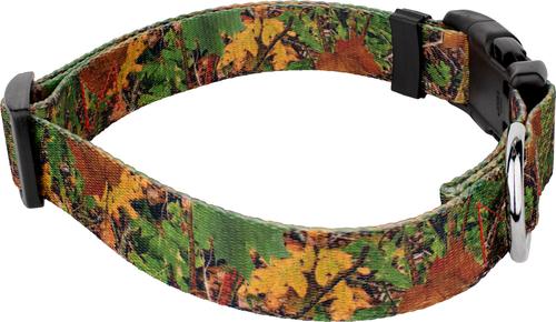 Show full view: Country Brook Petz Deluxe Southern Forest Camo Dog Collar, Brown, Small slide 6 of 7
